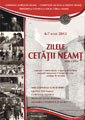 Afis Zilele Cetatii Neamt 2013
